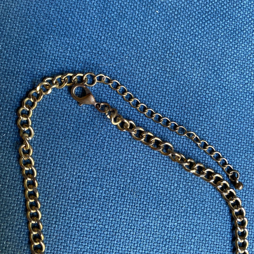 Goldstone Statement Necklace - image 6